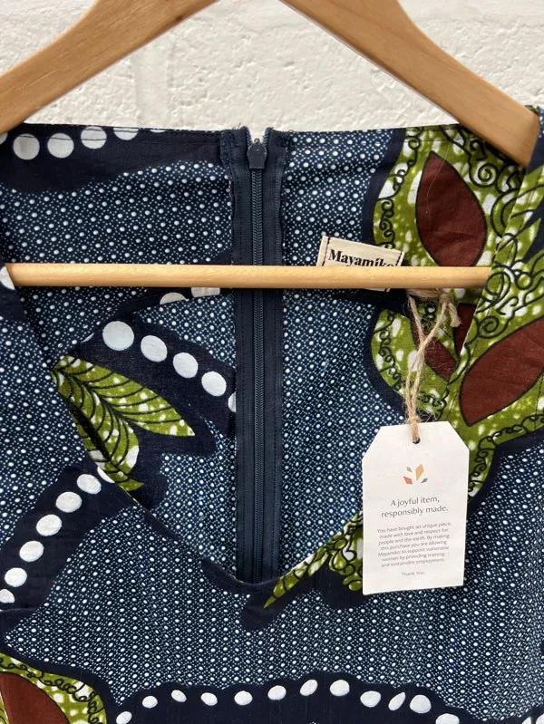Preloved Print fitted jumpsuit