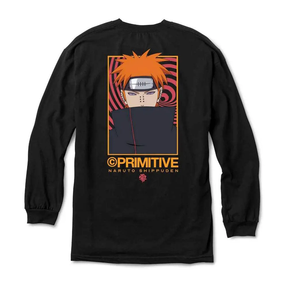 Primitive Skate x Naruto Know Pain Long Sleeve T-Shirt Black