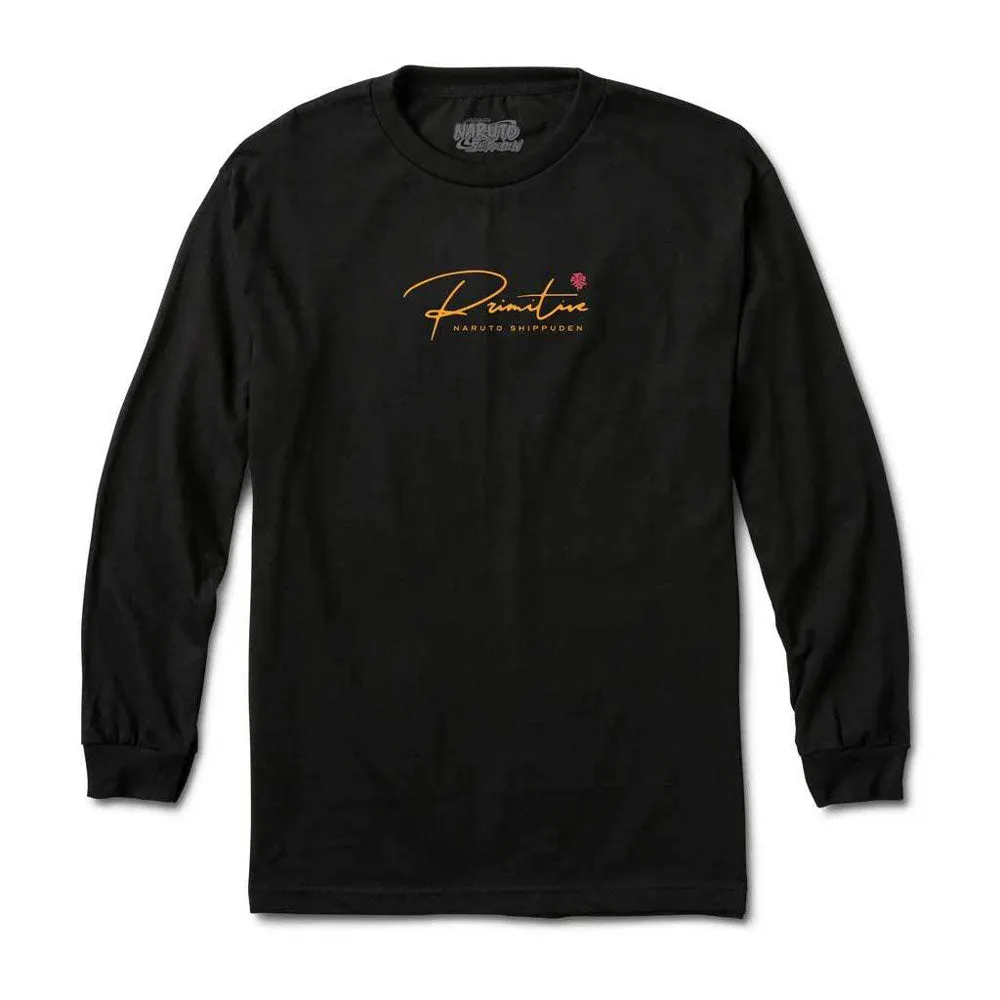 Primitive Skate x Naruto Know Pain Long Sleeve T-Shirt Black