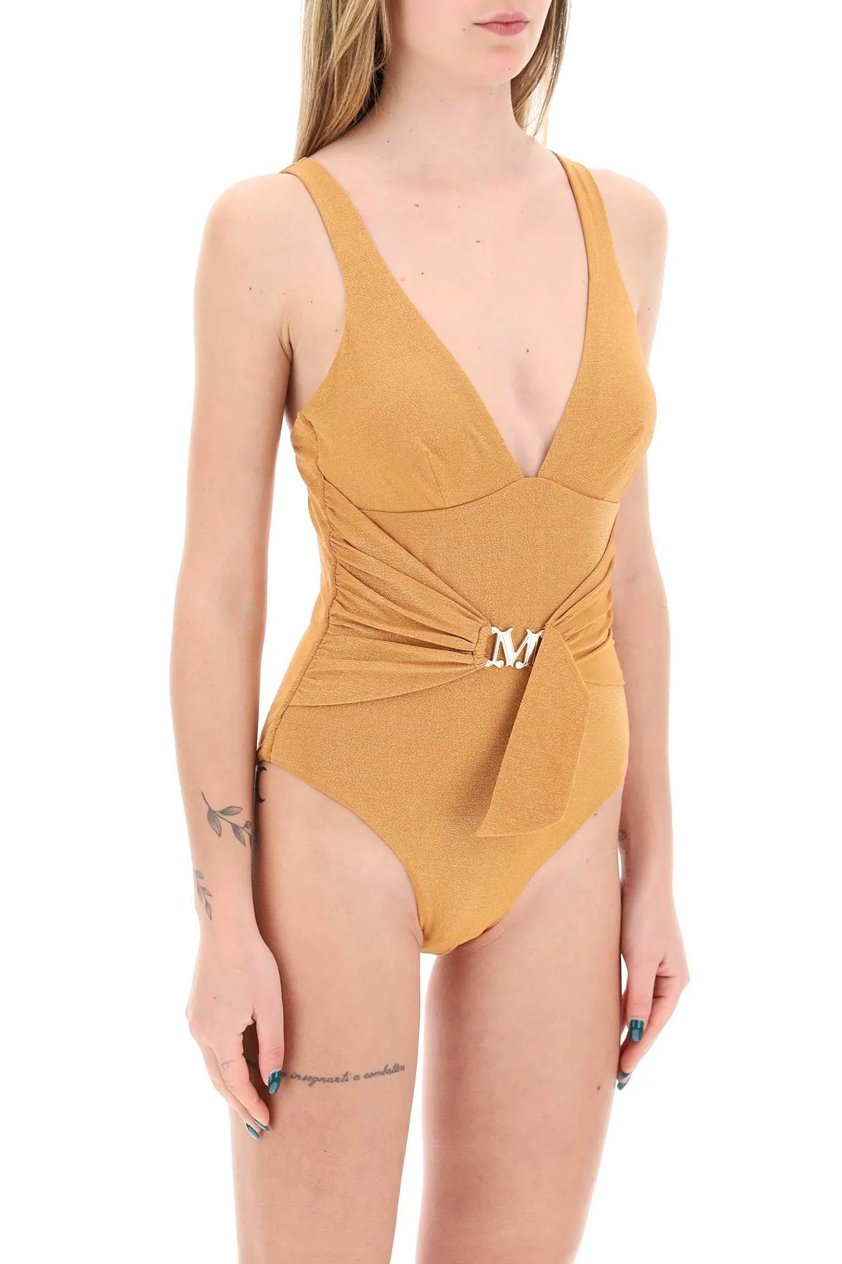"full jersey and lurex jumpsuit