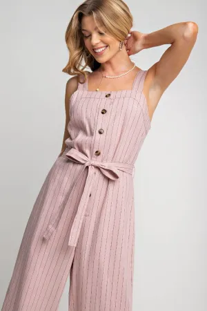 Rose stripe jumpsuit