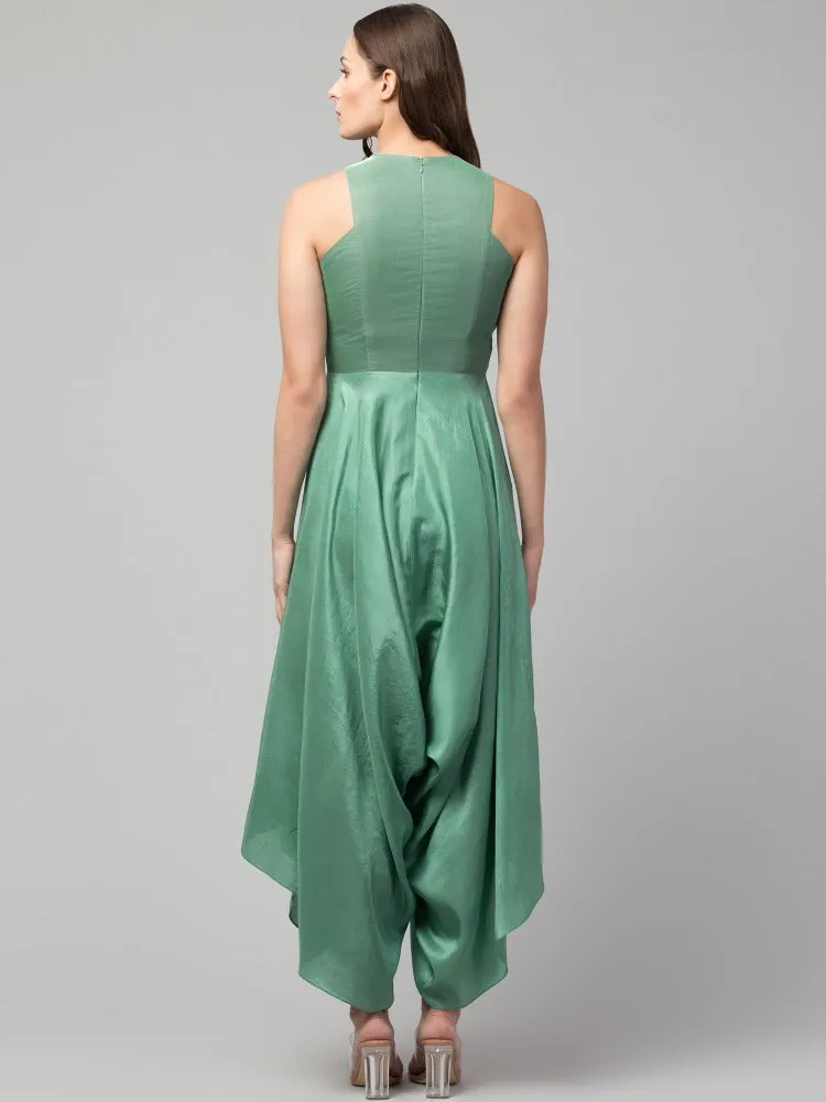 RUSSIAN GREEN HOLO JUMPSUIT