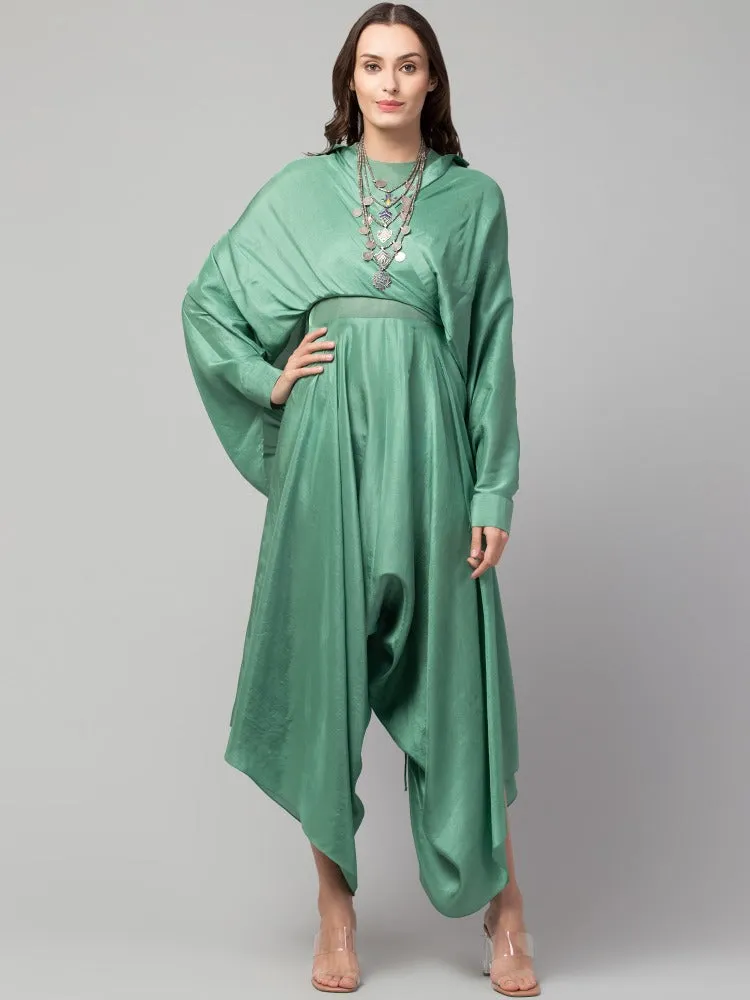RUSSIAN GREEN HOLO JUMPSUIT