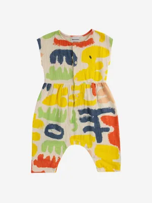 SALE Baby Carnival All Over Woven Overall by Bobo Choses