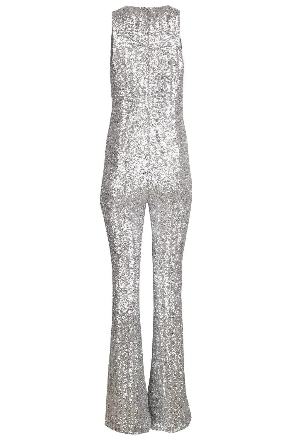 Sequin Flare Leg Jumpsuit