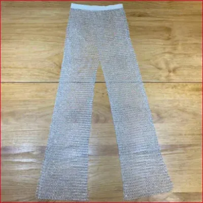 Shiny Glitter Fishnet Pants in Various Colors