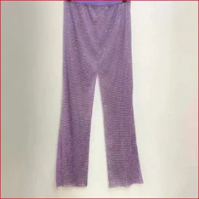 Shiny Glitter Fishnet Pants in Various Colors