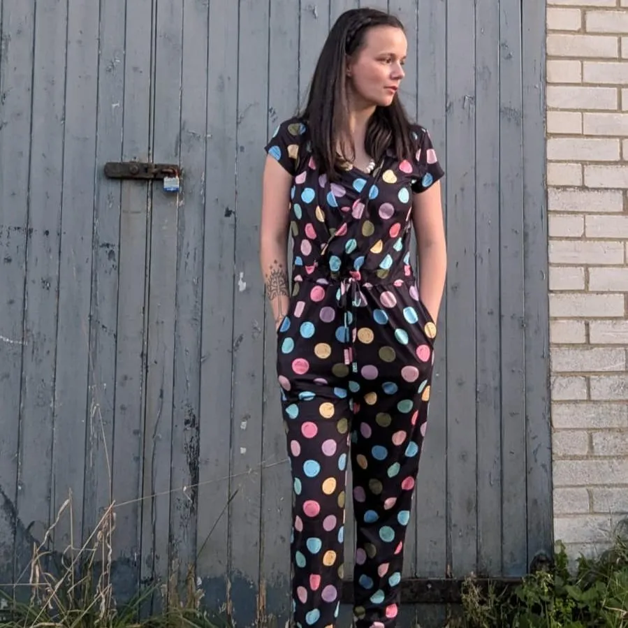 Shona Spot Breastfeeding Jumpsuit