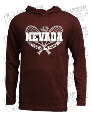 Soft-Tek T-Shirt Hoodie - Tennis - Nevada Tigers 21-Y