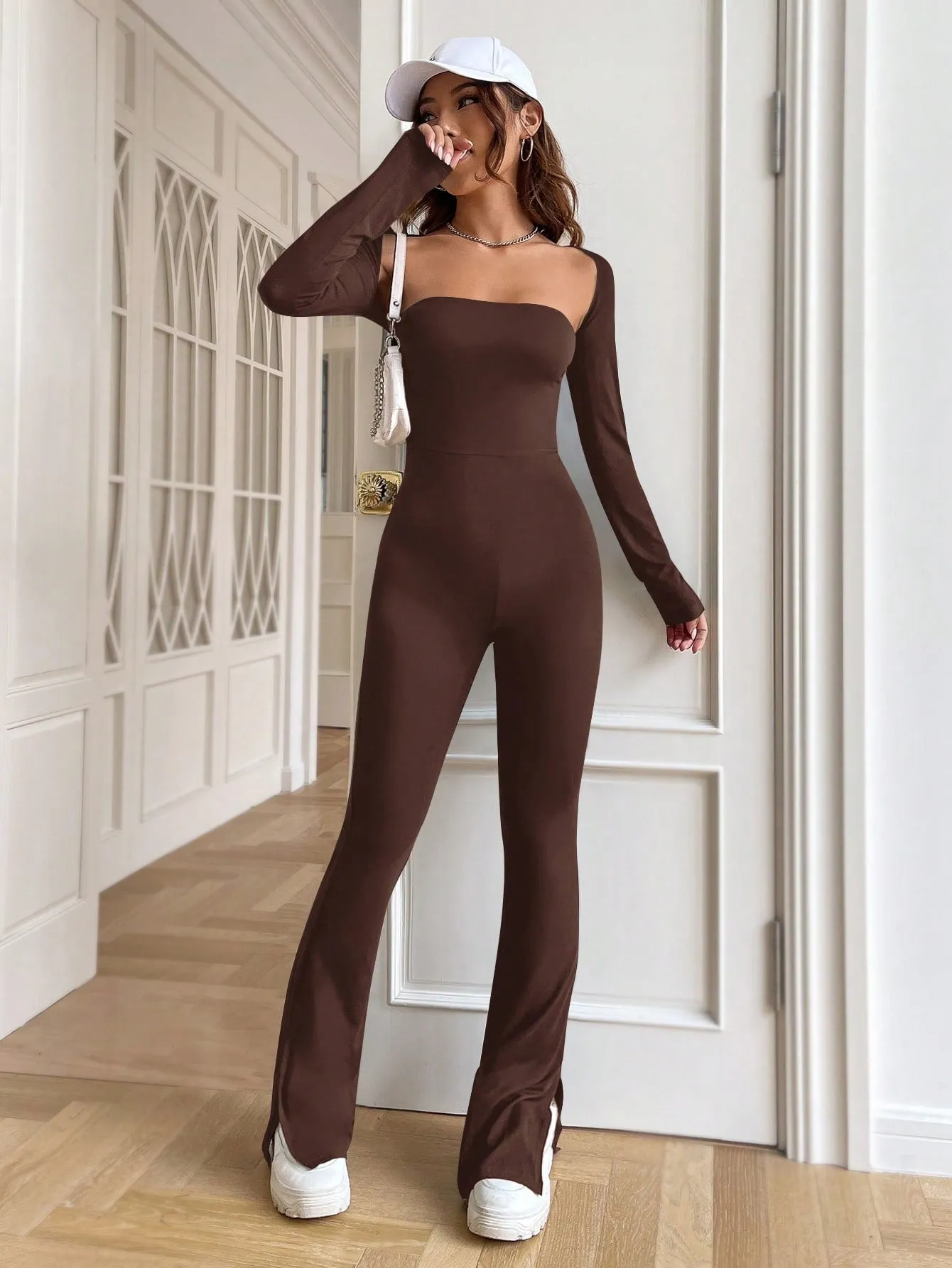 Split Hem Tube Jumpsuit & Bolero SS23