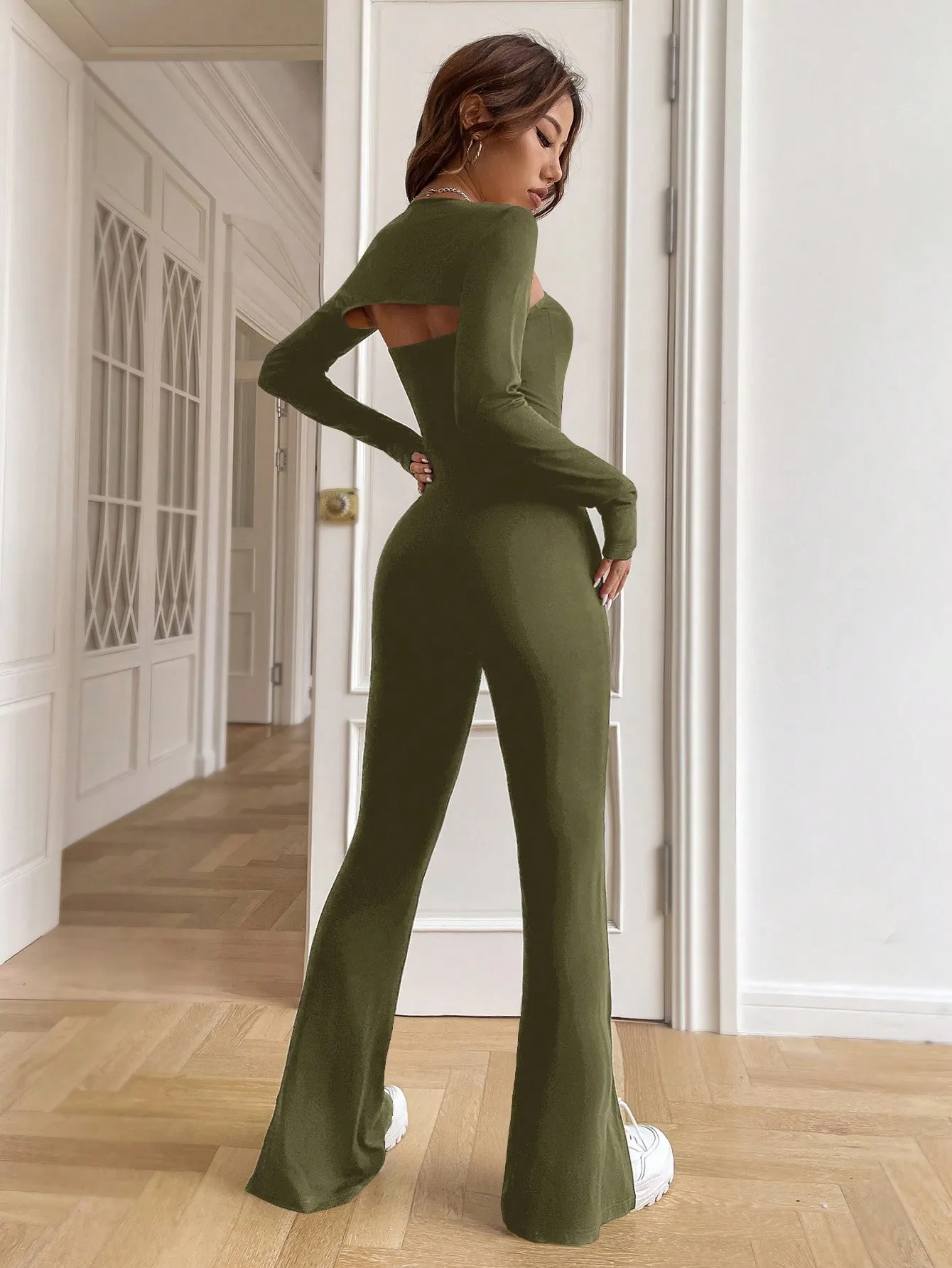 Split Hem Tube Jumpsuit & Bolero SS23