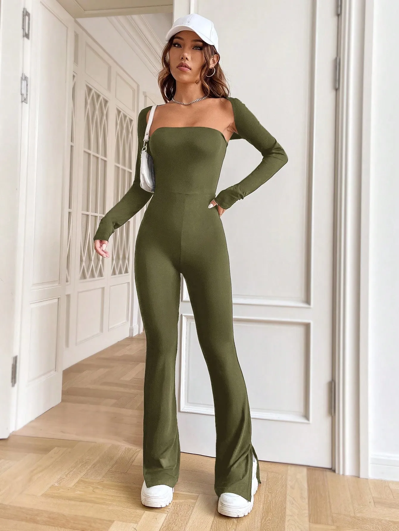 Split Hem Tube Jumpsuit & Bolero SS23
