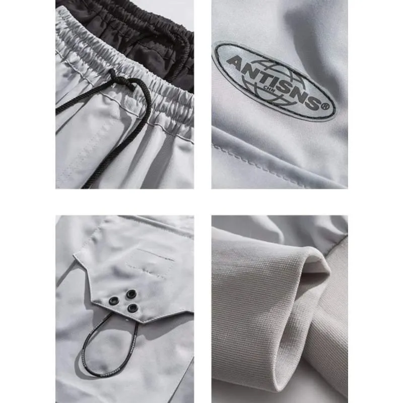 Streetwear Black Multi-Pocket Cargo Pants
