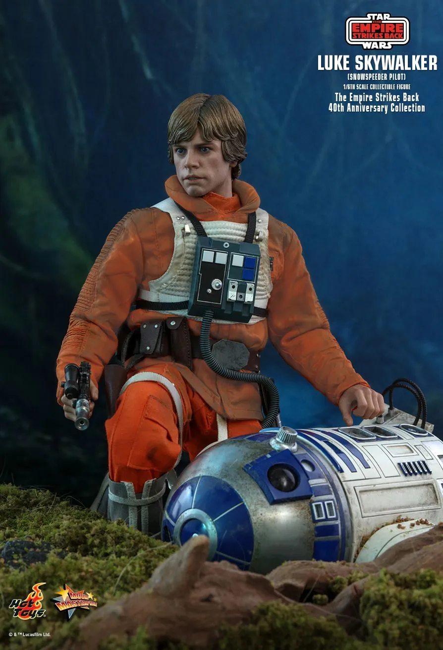 SW Ep. V - Grey Snowspeeder w/2x Snowspeeder Luke COMBO - MINT IN BOX
