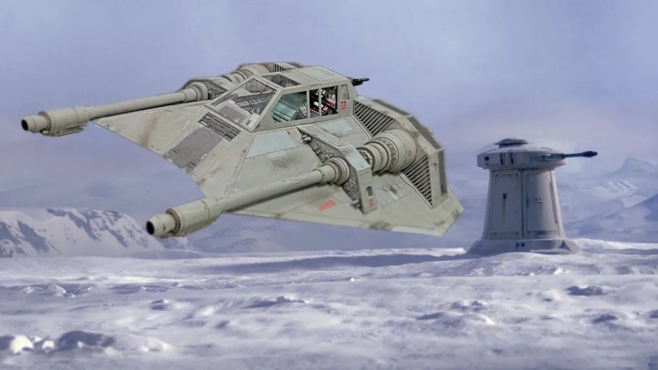 SW Ep. V - Grey Snowspeeder w/2x Snowspeeder Luke COMBO - MINT IN BOX