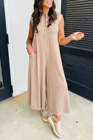 Tan Jumpsuit