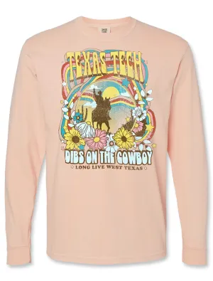 *Texas Tech "Dibs on the Cowboy" Long Sleeve T-Shirt
