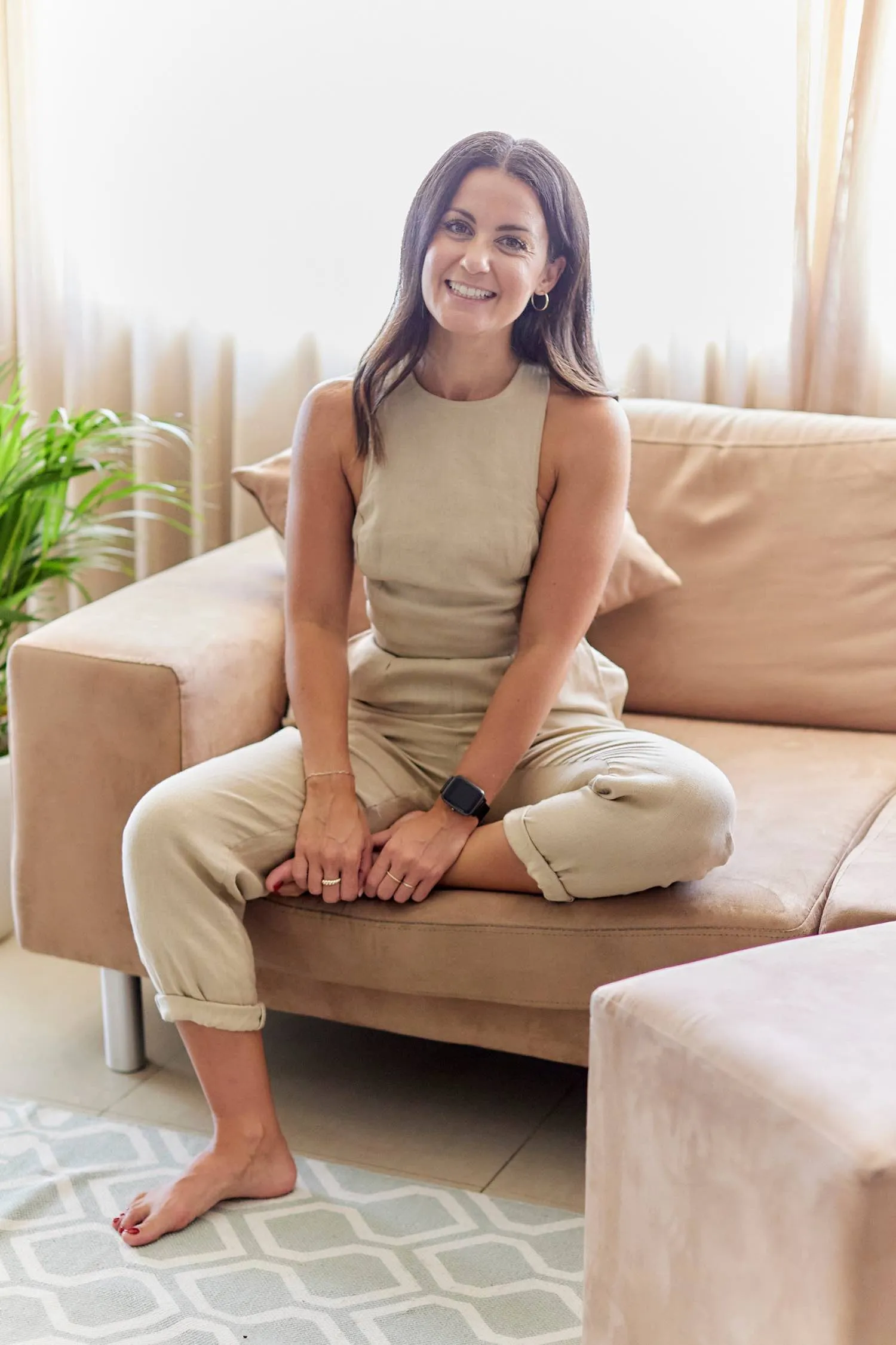 The Sisterhood ezp® Jumpsuit Oatmeal Linen