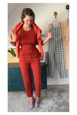 The Sisterhood ezp® Jumpsuit Rust Tencel