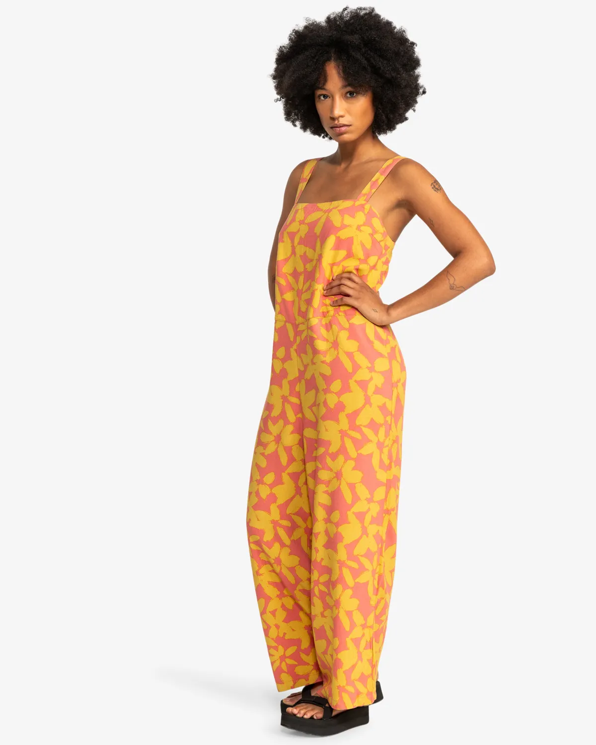 Uni Jumpsuit in Canyon Clay 2 Tones Flower