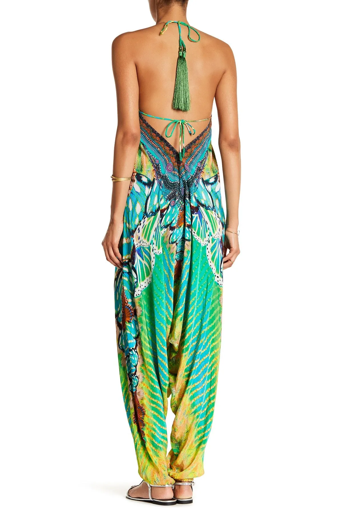 V-Neck Harem Jumpsuit