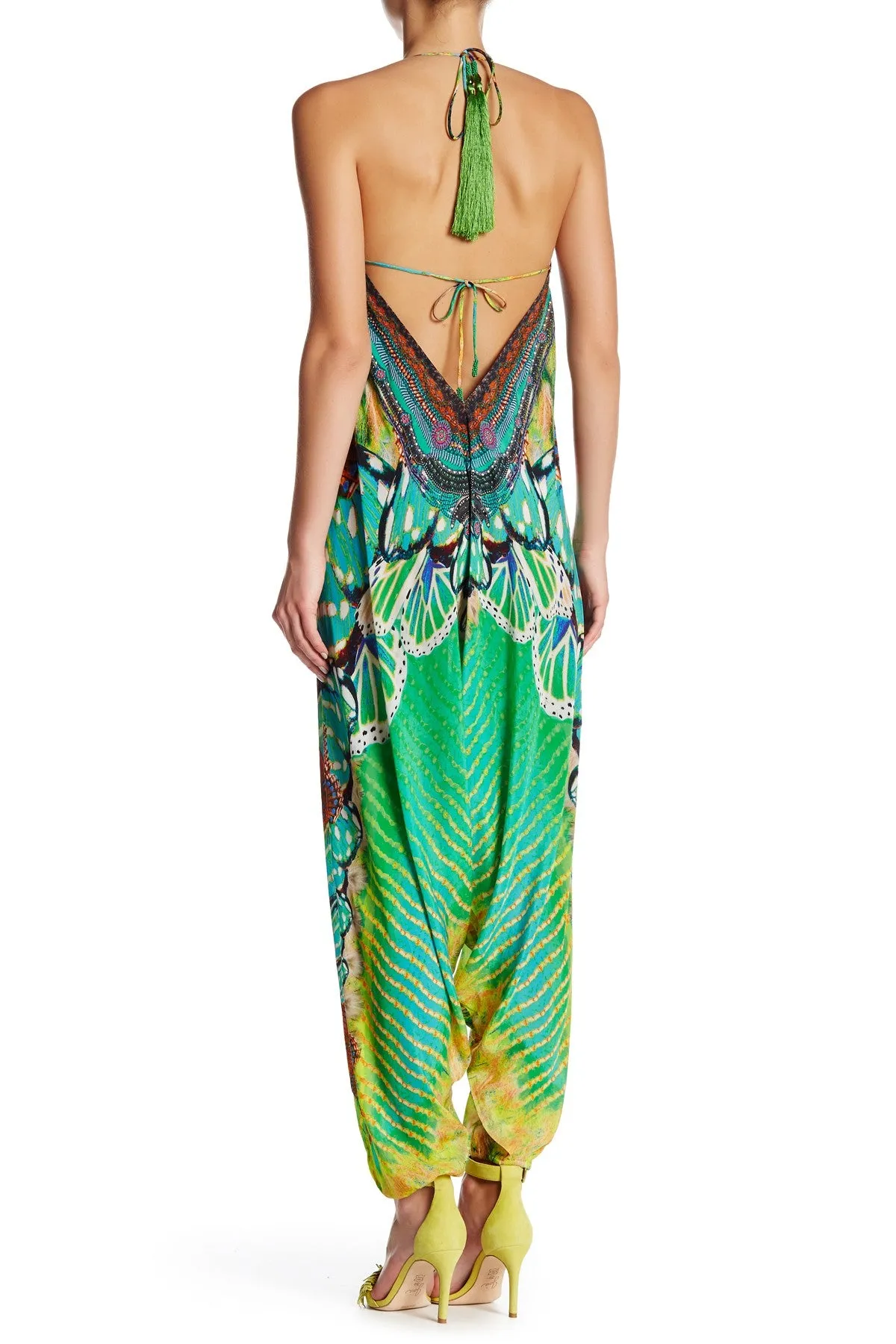 V-Neck Harem Jumpsuit