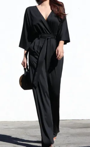 V Neck Jumpsuit