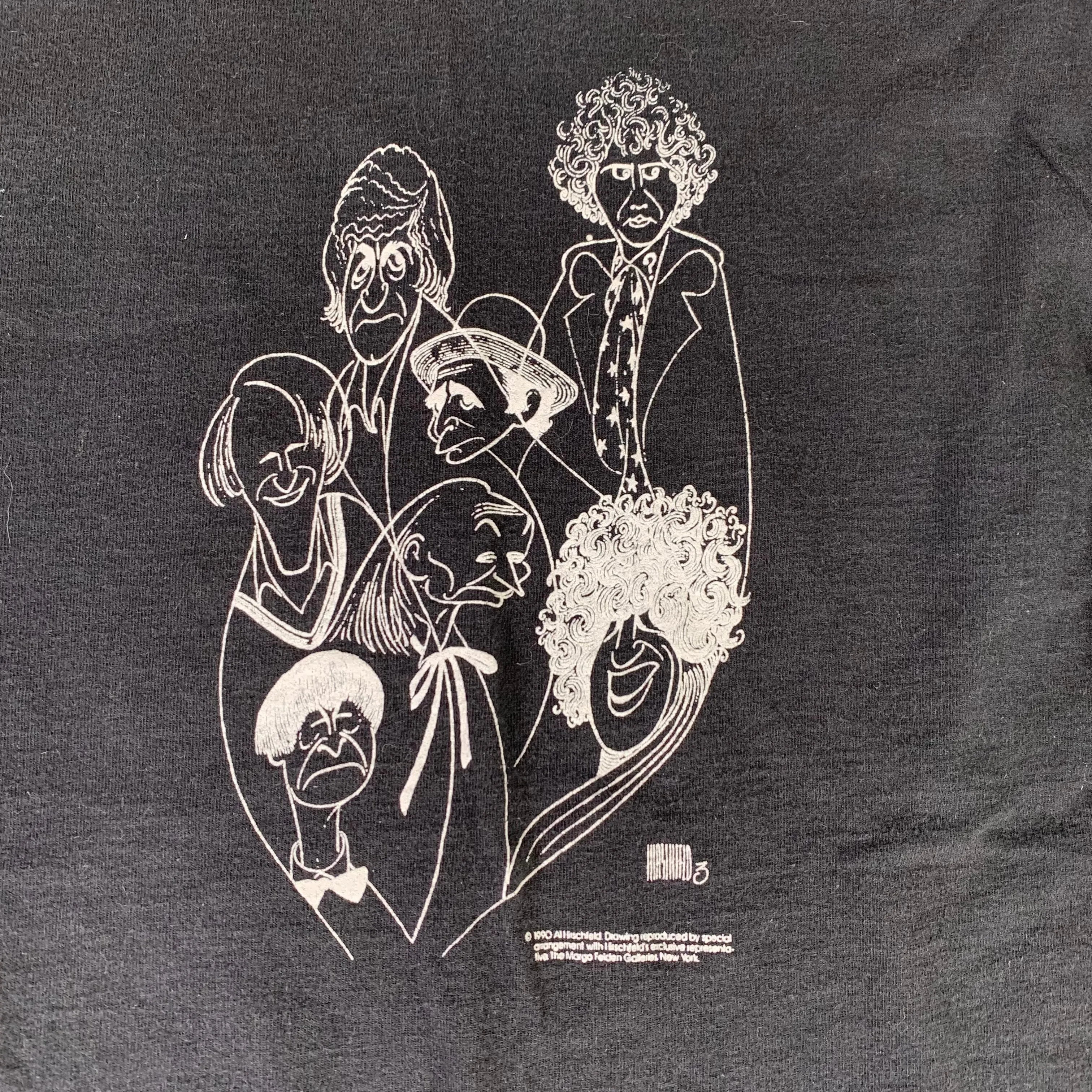 Vintage Al Hirschfeld "Broadway" Long Sleeve Shirt