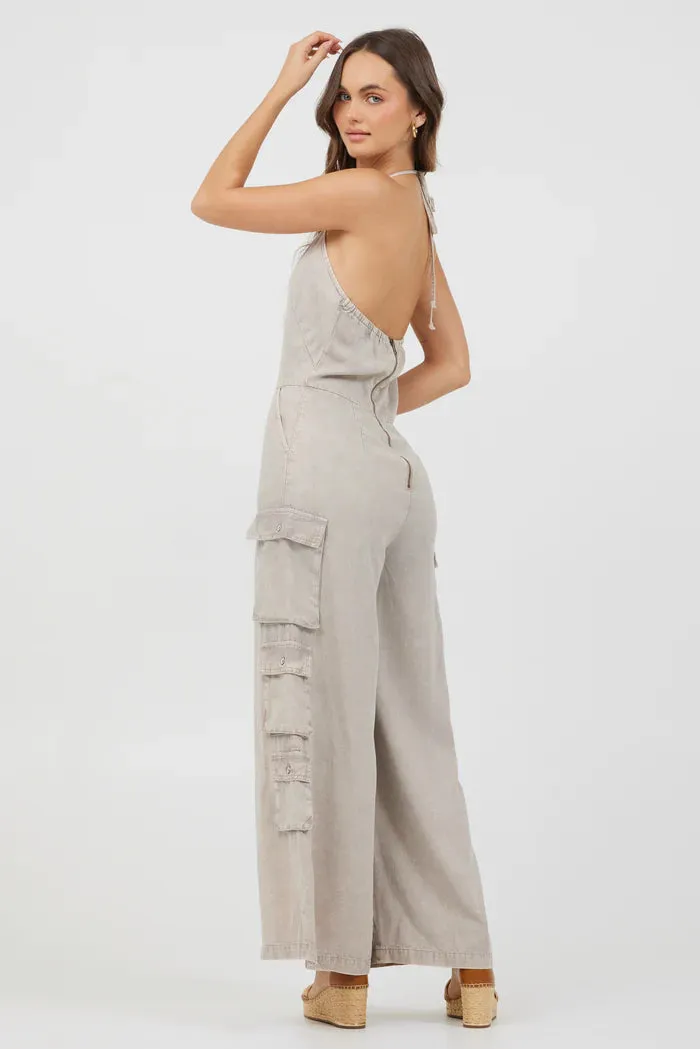 Vintage Havana Khaki Jumpsuit