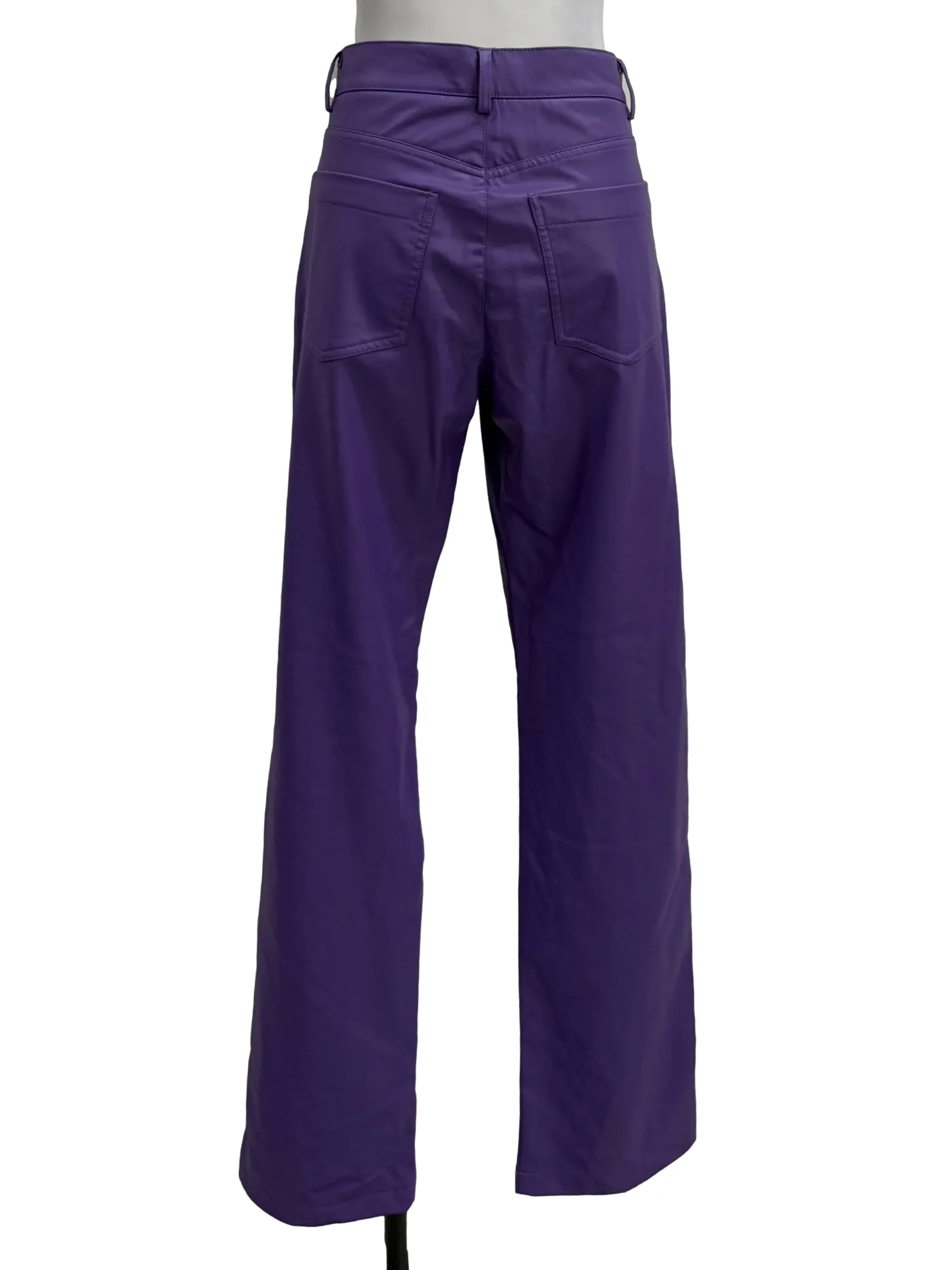 Violet Purple Leather Pants