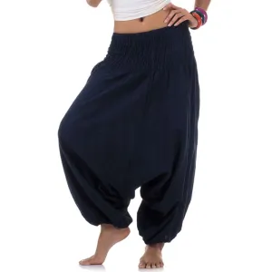 Women's 2-in-1 Jumpsuit Harem Pants Moonlight Blue