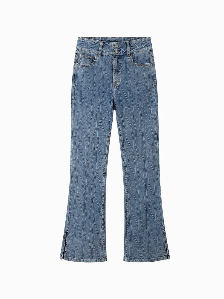 Women's Flared Denim Pants