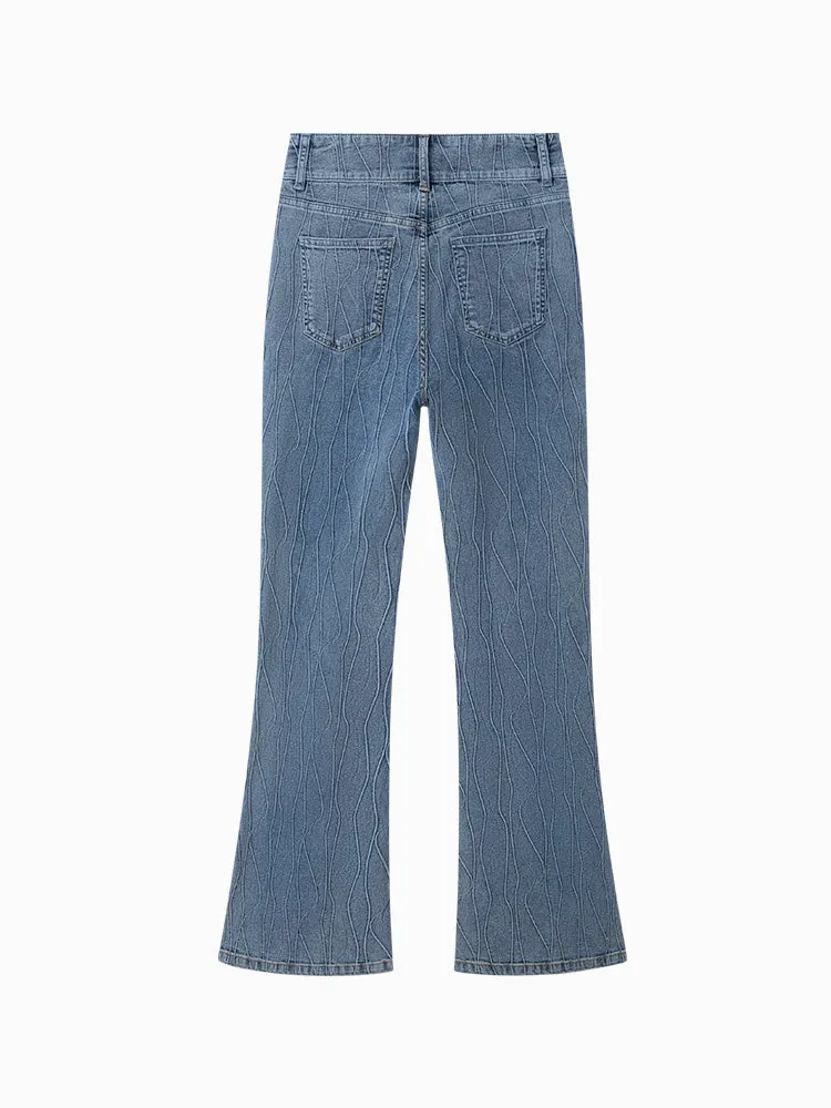 Women's Flared Denim Pants