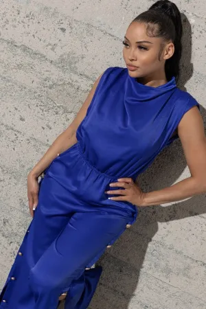 WOVEN JUMPSUIT