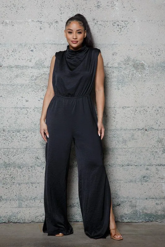 WOVEN JUMPSUIT