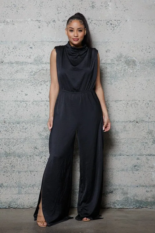 WOVEN JUMPSUIT